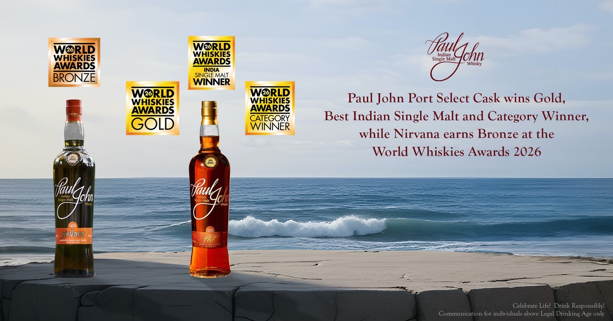 From Goa to the Global Stage, Paul John Port Select Cask Honoured as Best Indian Single Malt at the World Whiskies Awards 2026